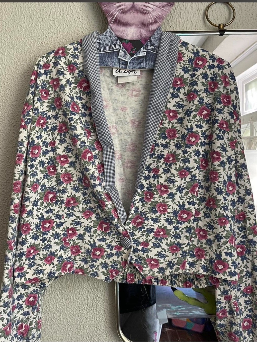 Vintage 90s adorable floral blazer